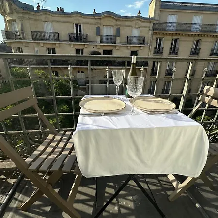 With Balcony Near Eiffel Tower